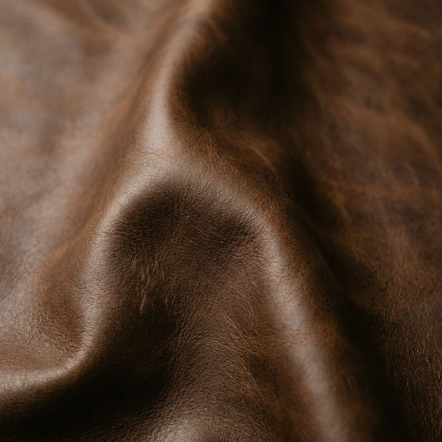 Burnished Mercury, Burnished bronze leather