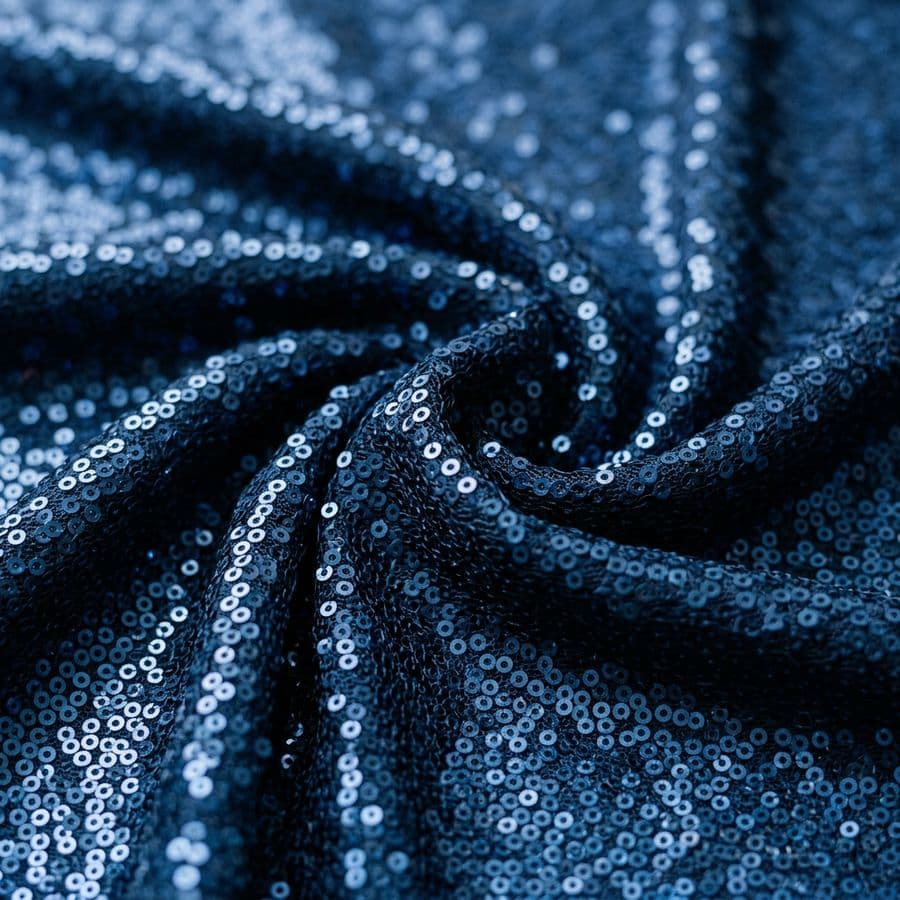 Nocturne Mercury, Deep-sapphire sequins