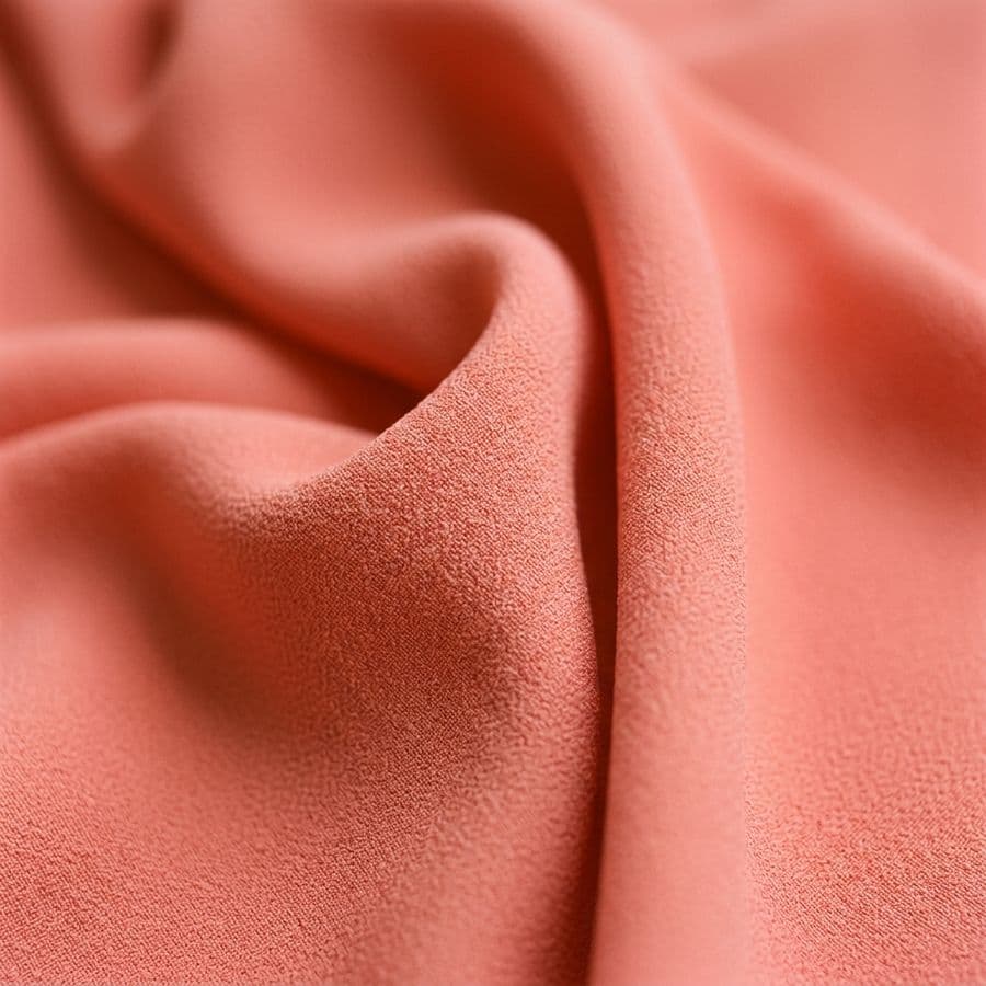 Radiant Marble, Clear-coral matte crepe